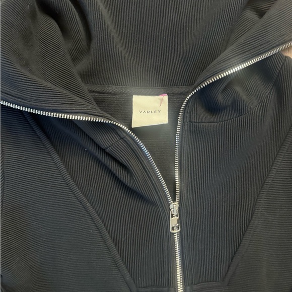 Black VARLEY Ells Zip-Up Jacket - Picture 7 of 10